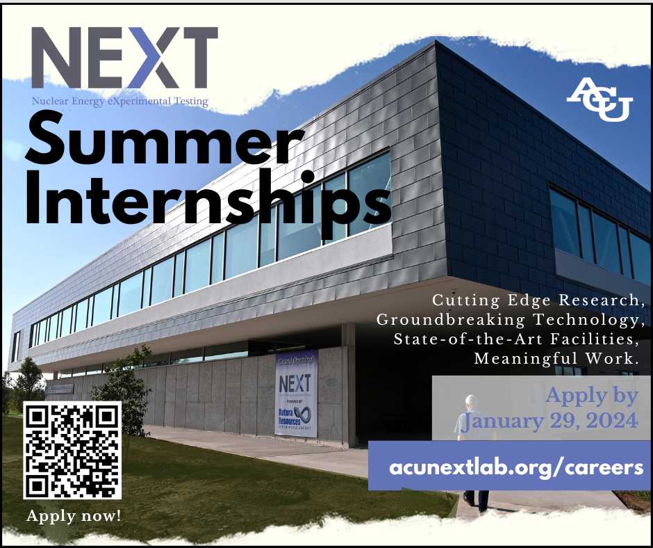 NEXT Summer Internship